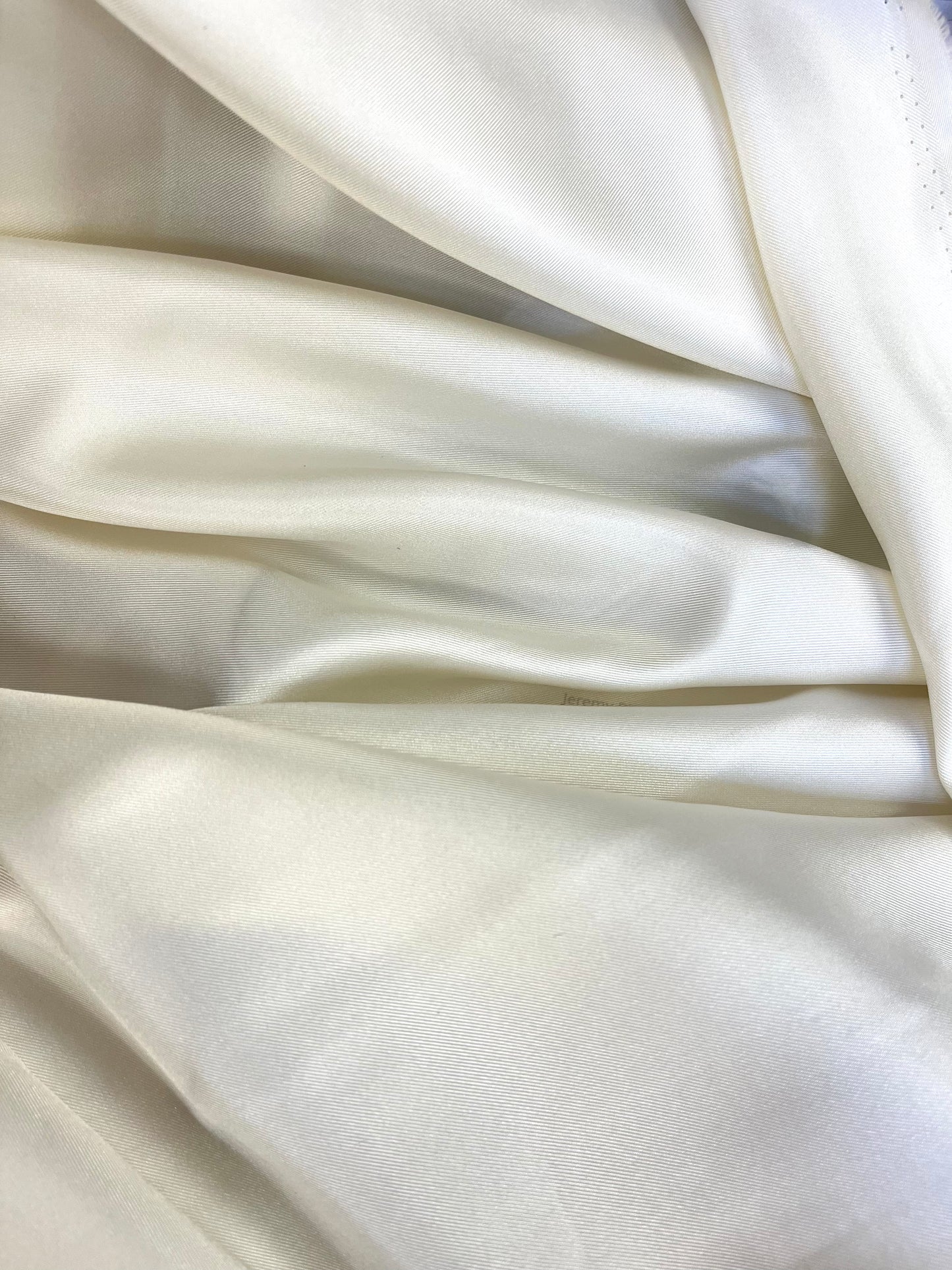 Silk Twill - Ivory White