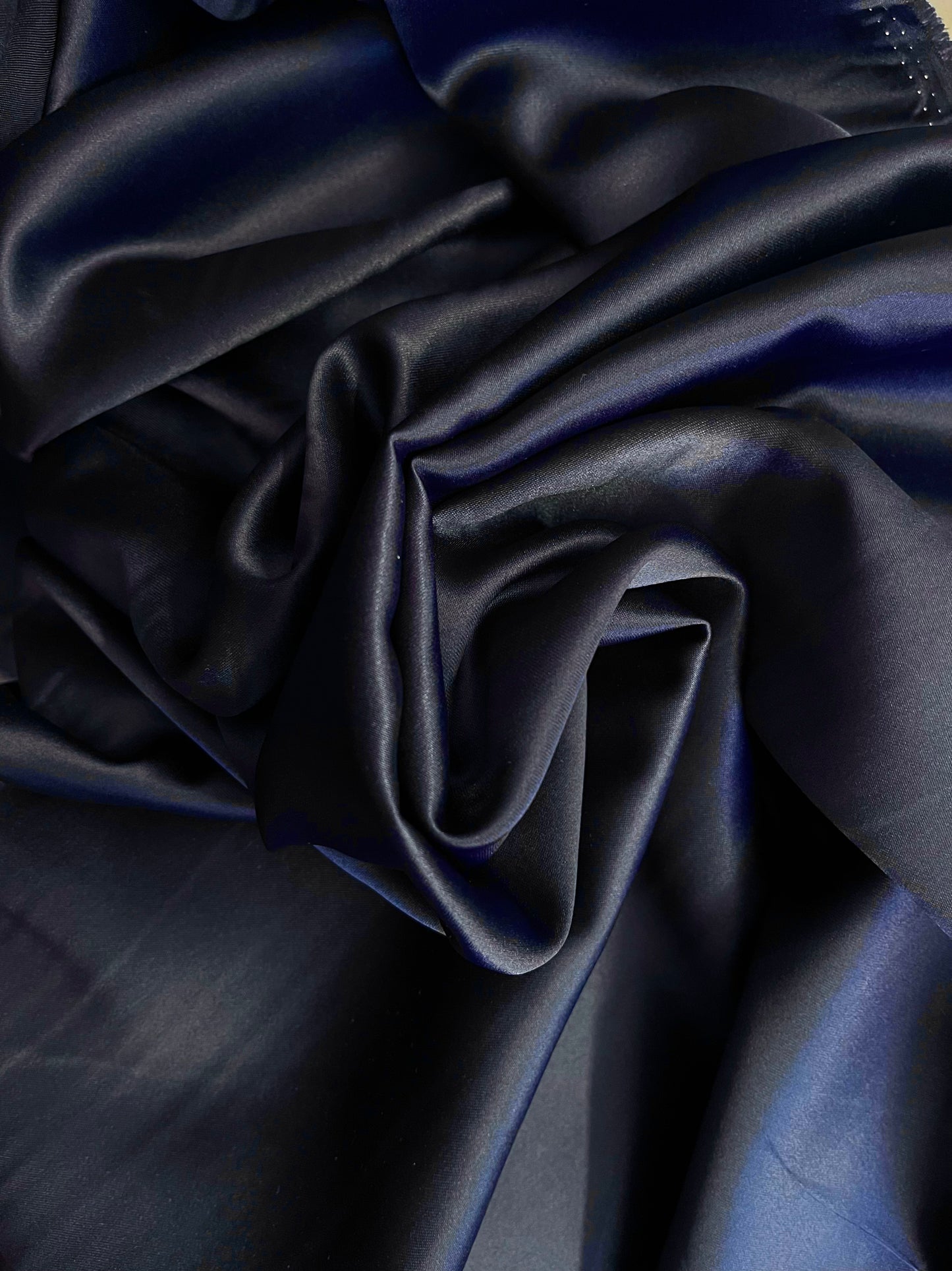 Poly Satin - True Navy