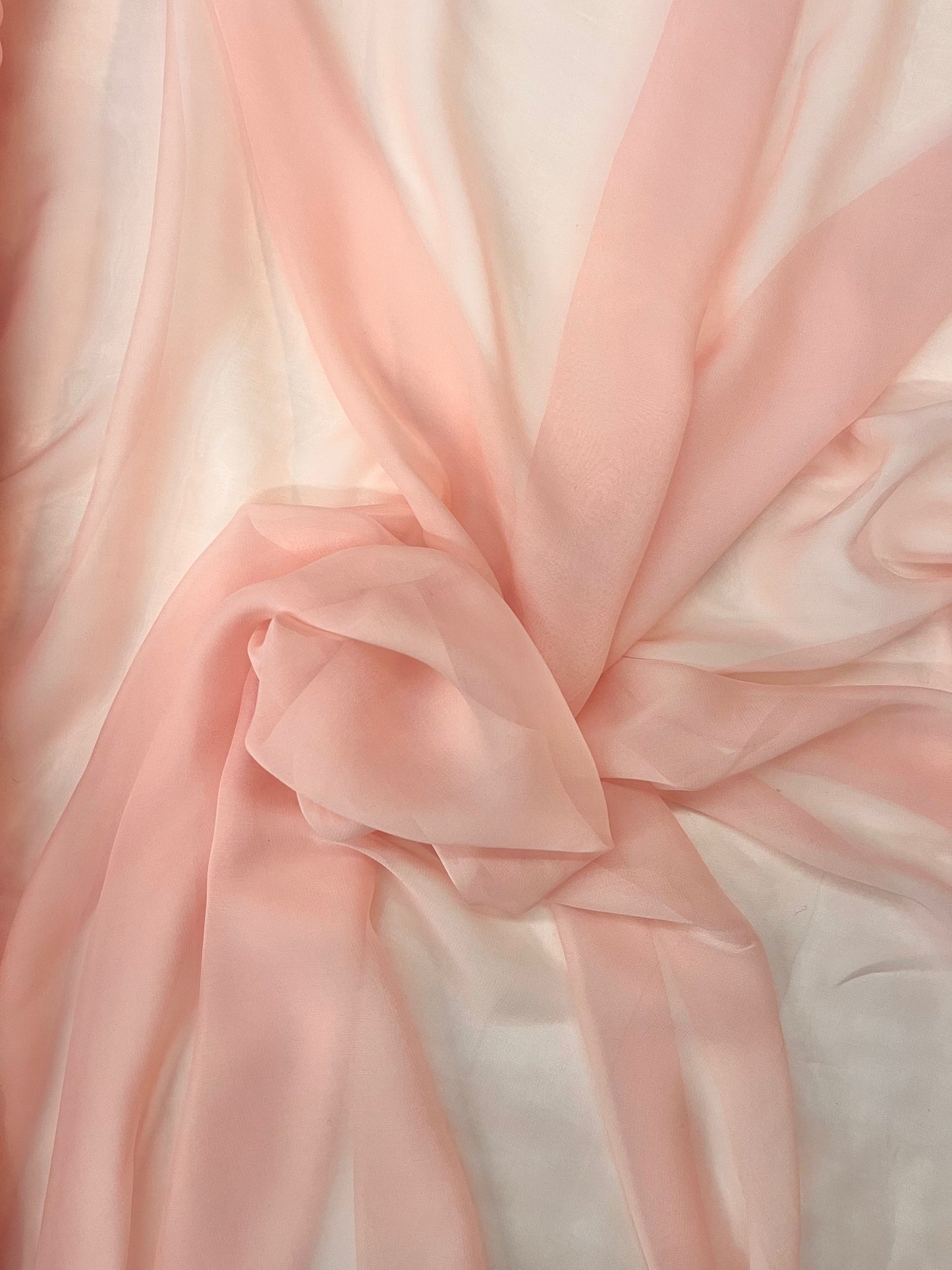 Silk Chiffon Wide - Blush Pink