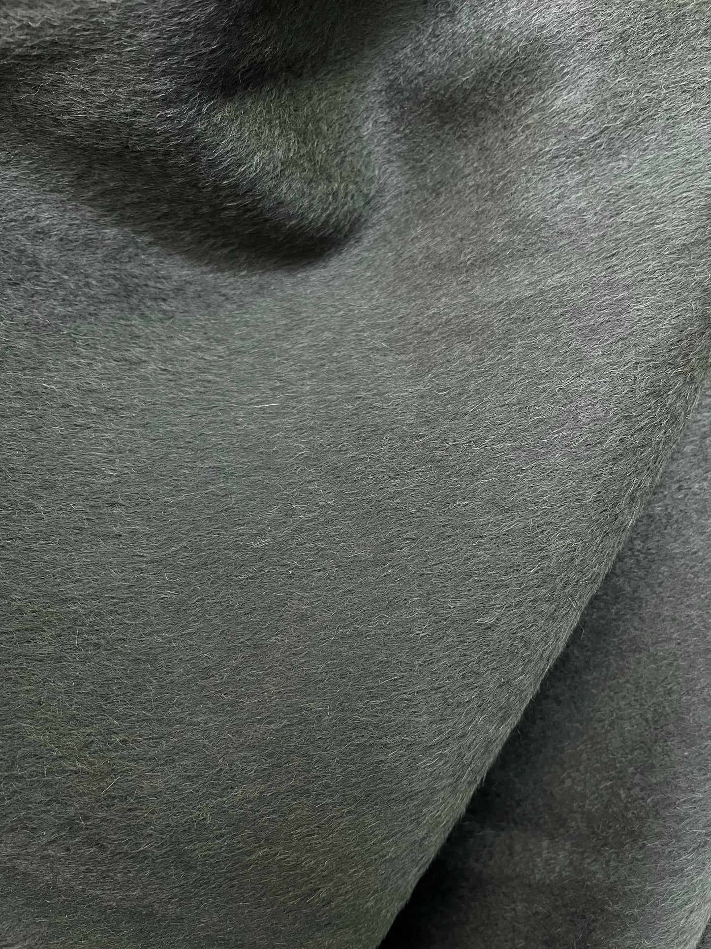Italian Designer Alpaca Wool - Evergreen Grey
