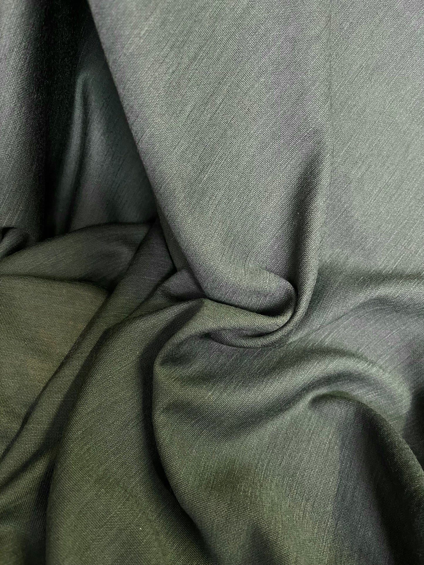 Danish Double-Sided Wool & Cotton Jersey - Gold & Olive Green