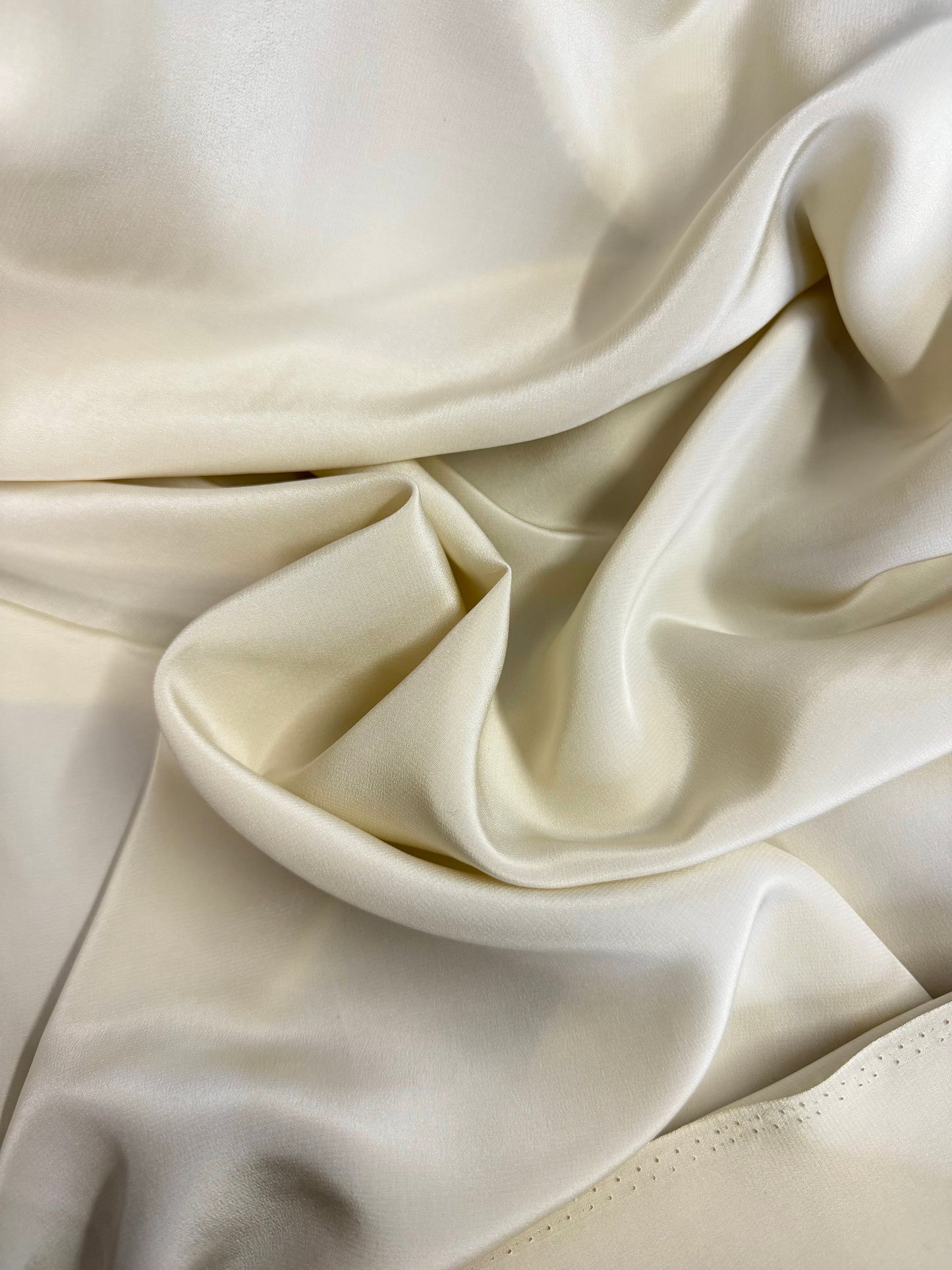 Silk Crepe de Chine - Ivory Sand