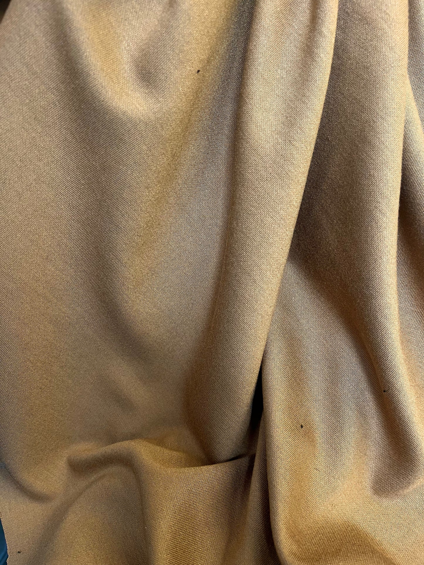 Danish Double-Sided Wool & Cotton Jersey - Gold & Olive Green