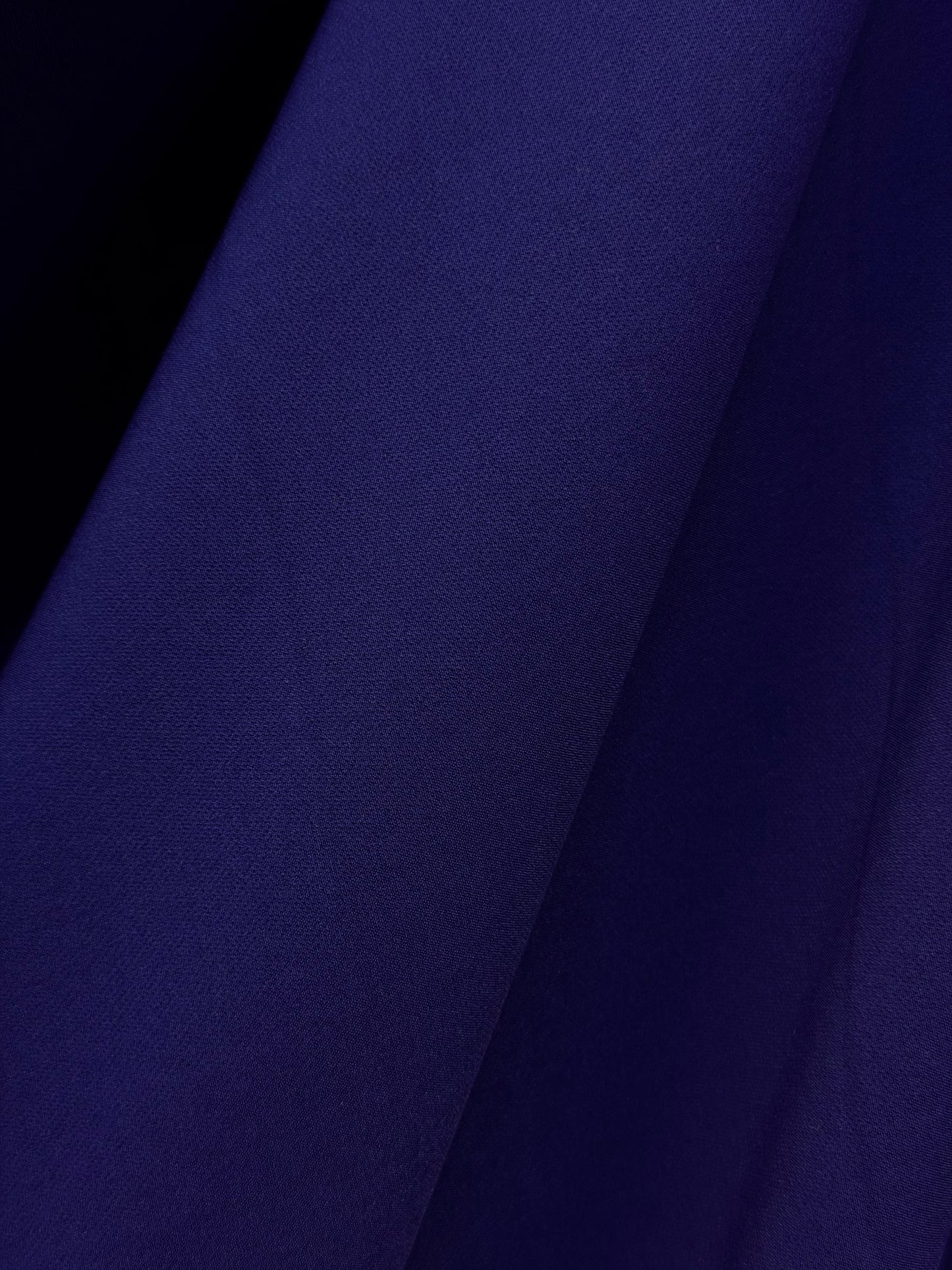 Italian Stretch Poly Rayon Suiting - Cobalt Blue
