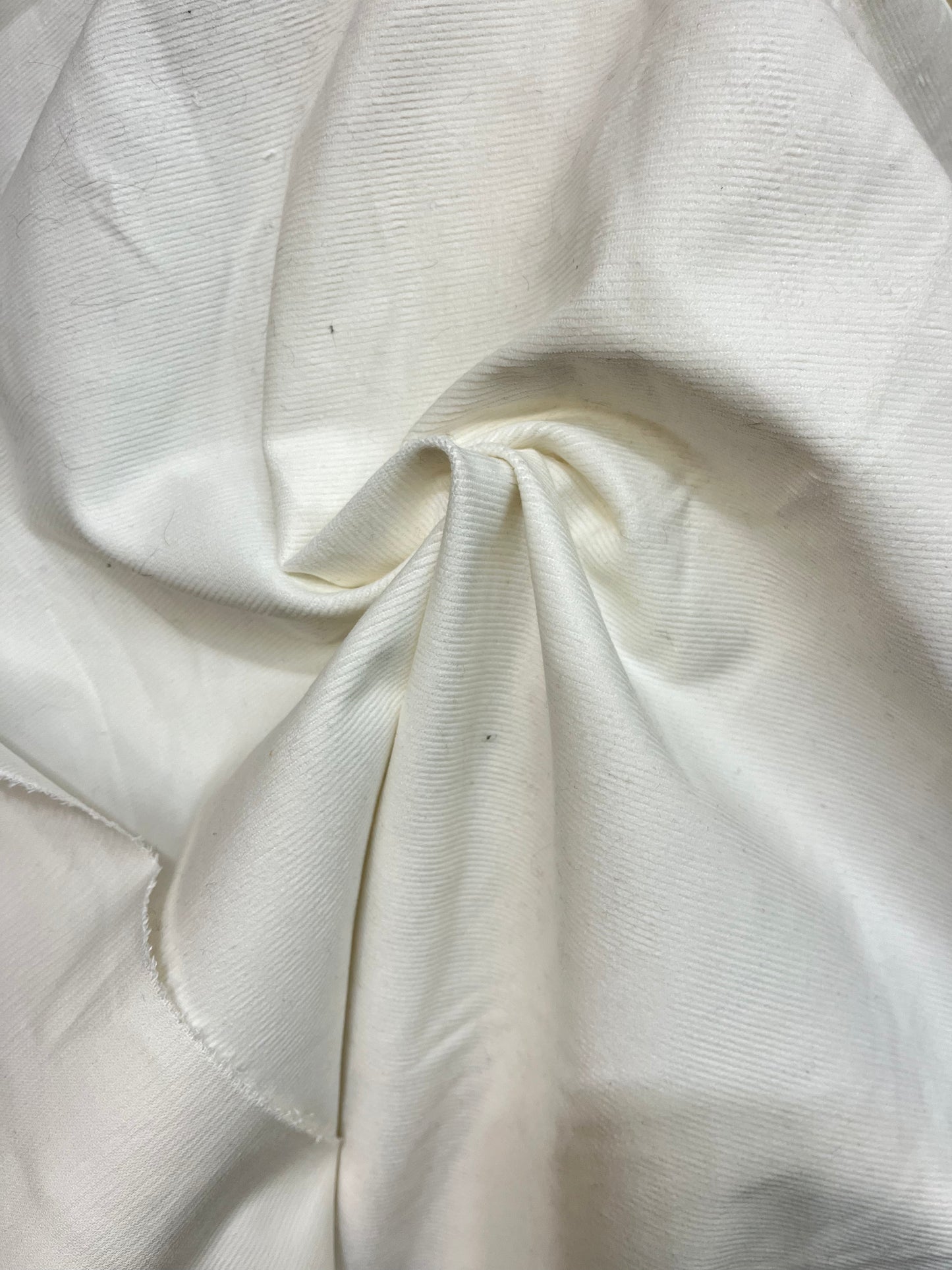 Cotton Corduroy - Bright White