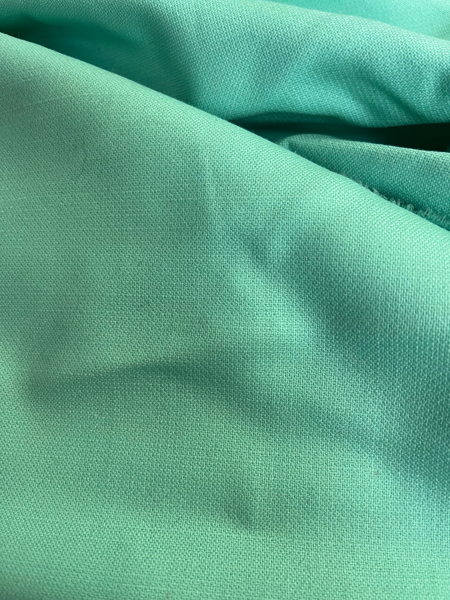 Italian Fine Textured Wool Crepe - Seafoam Green
