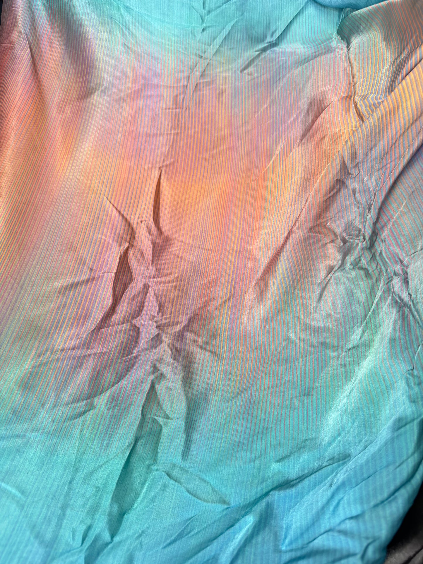 Digital Printed Rayon & Bamberg Charmeuse - Pastel Ombre