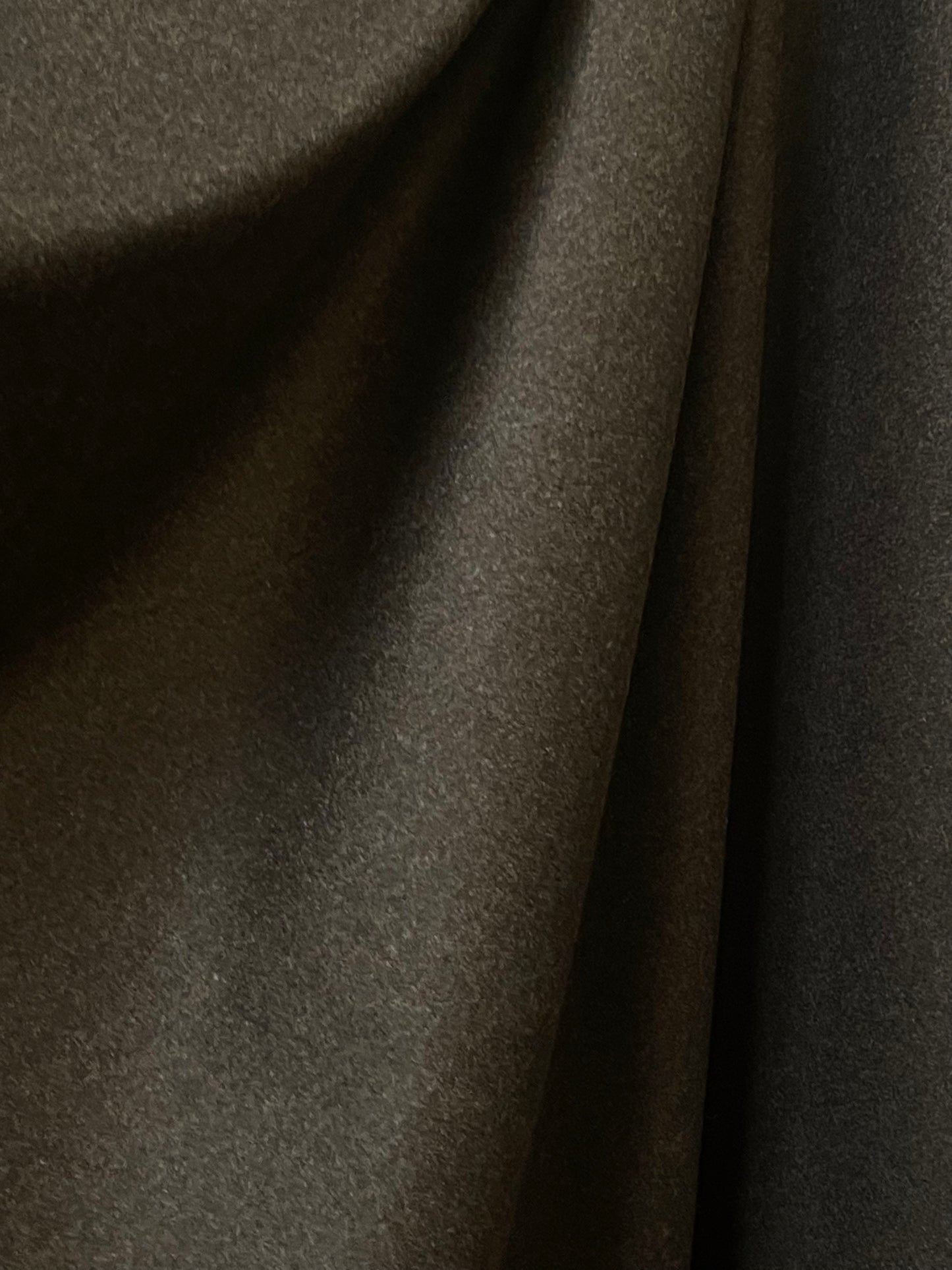 Italian Designer Cashmere Wool - Charcoal Brown