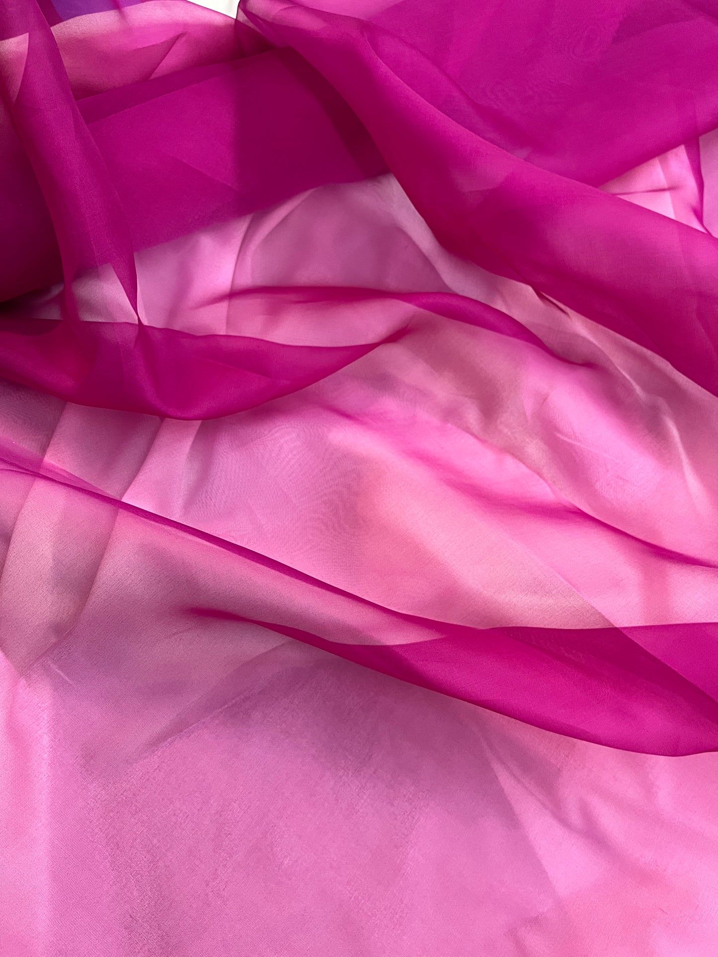 Silk Organza - Hot Pink