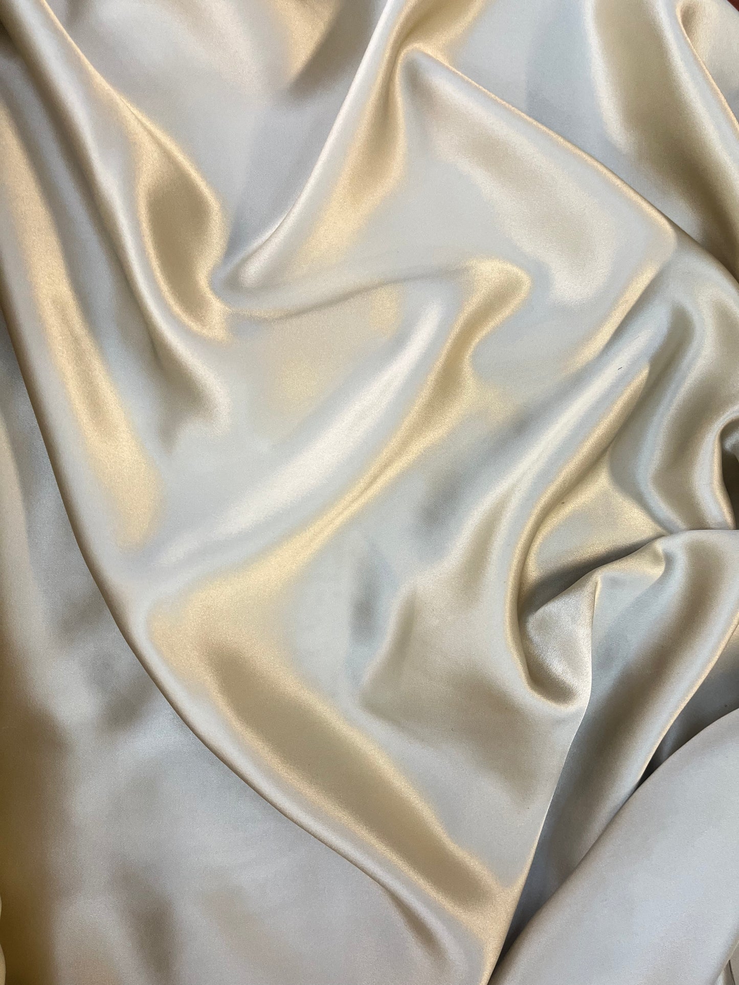 Silk Charmeuse Wide - Golden Sand - 19mm Designer
