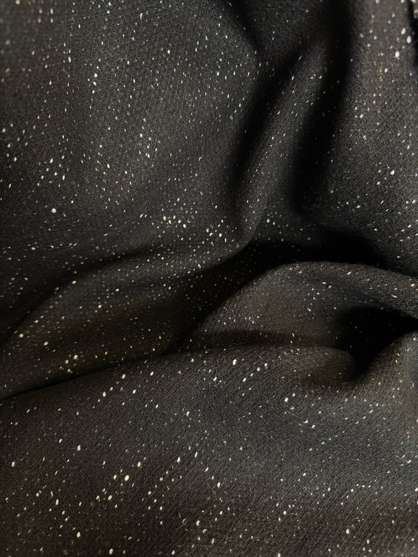 Heritage Label - Italian Wool Blend Boucle - Black & White