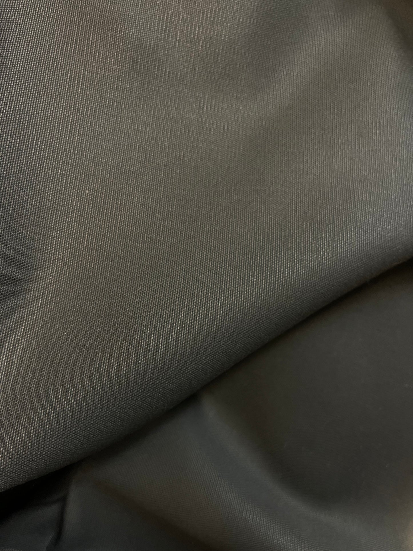 10 OZ Weight Cotton Canvas - Jet Black
