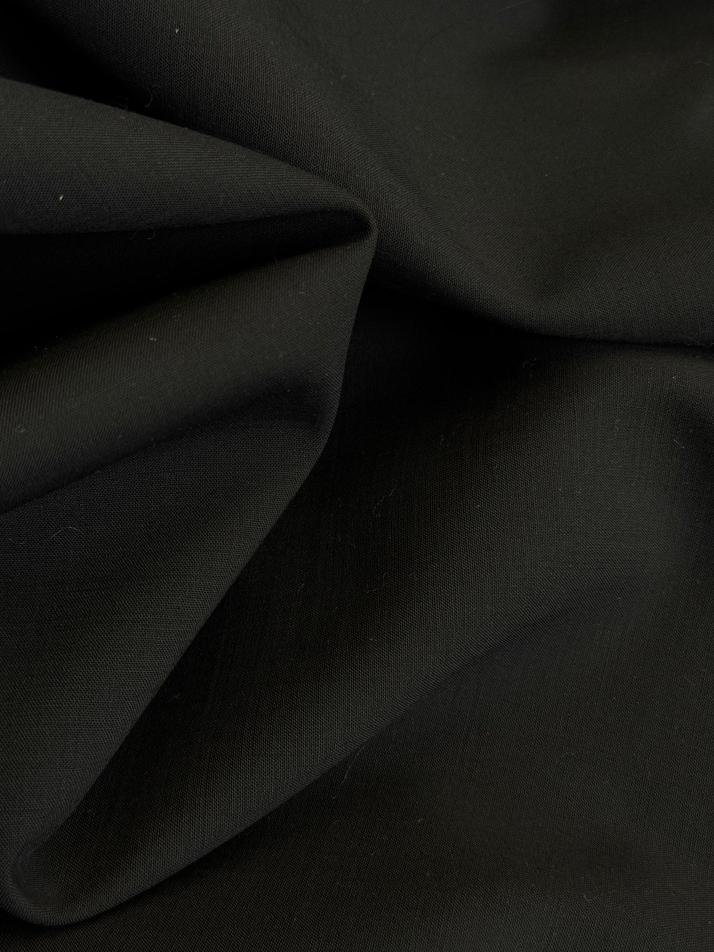 Double Face Wool Suiting - Jet Black