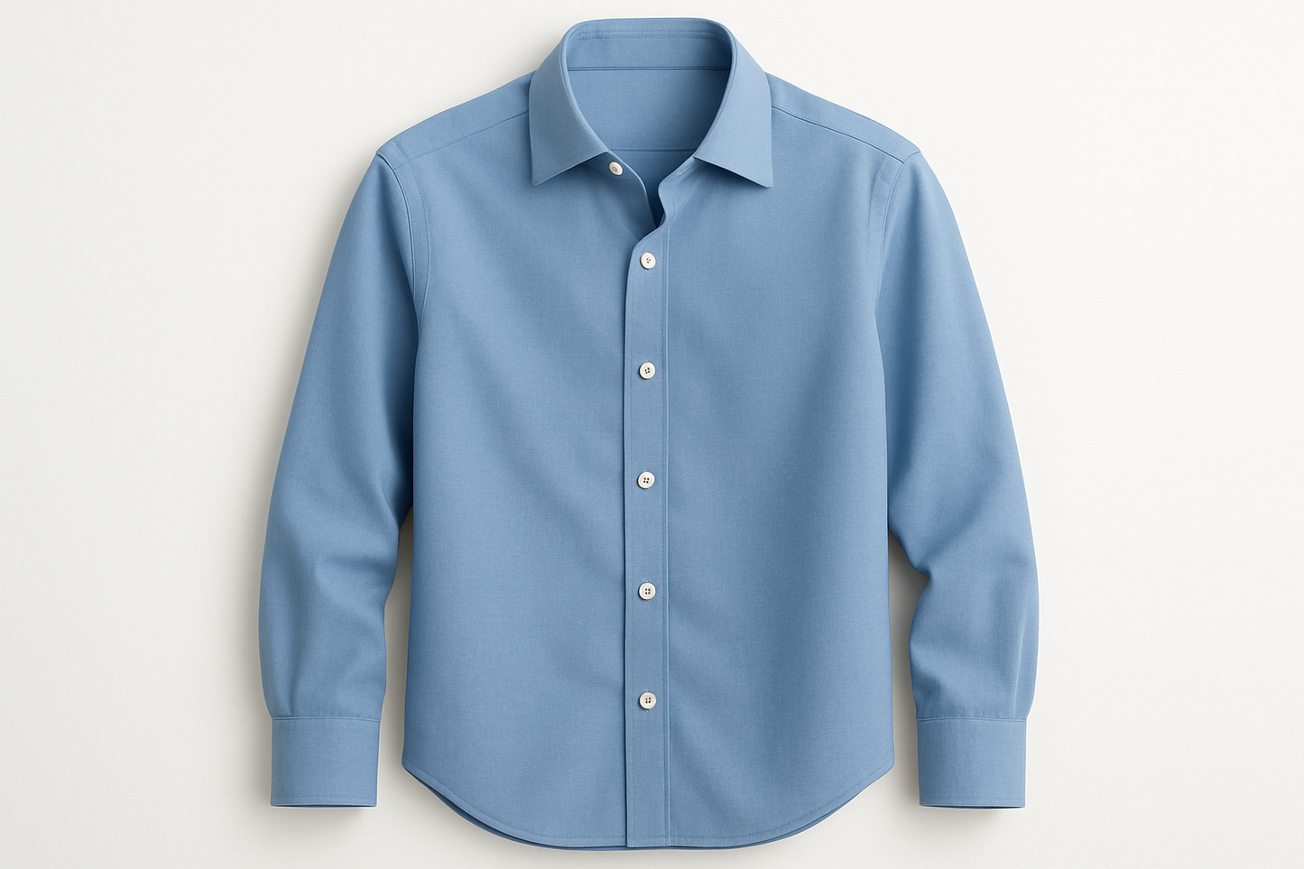 A LOVELY shirt with Sky Blue Cotton Shirting pms # 16-4020