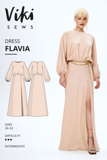 Silk Chiffon Wide - True Blue