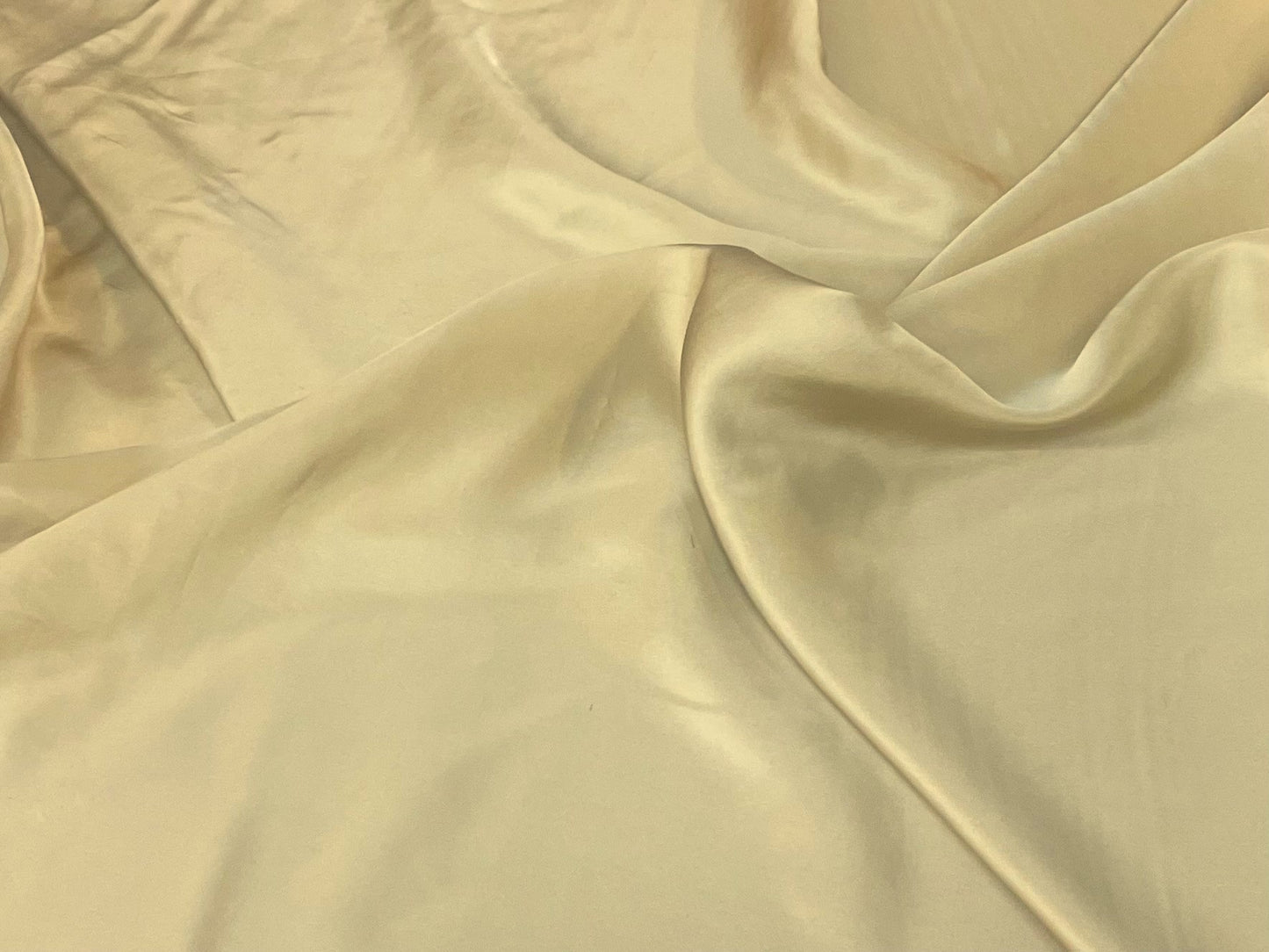 Silk Habotai Lining - Gold Beige