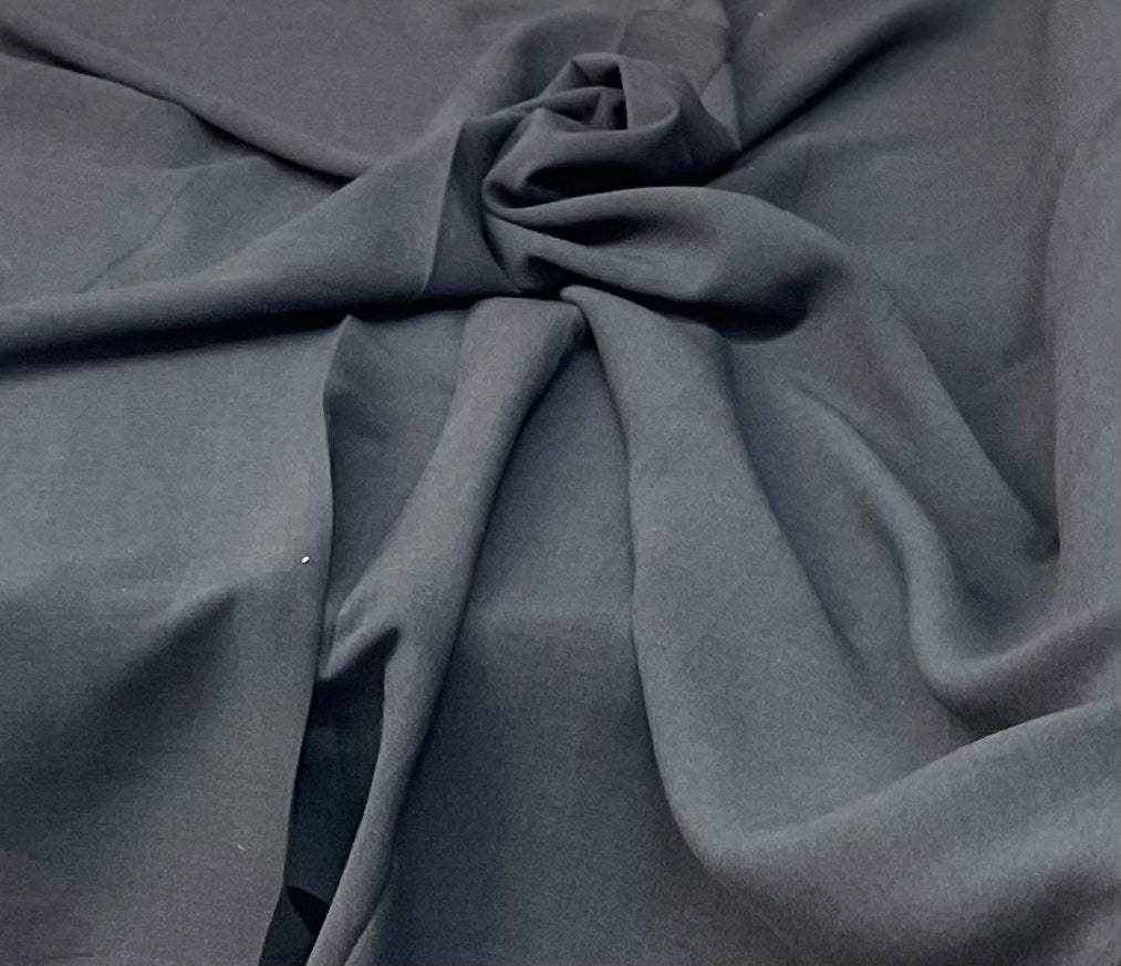Stretch Poly Rayon Suiting - Stone Gray