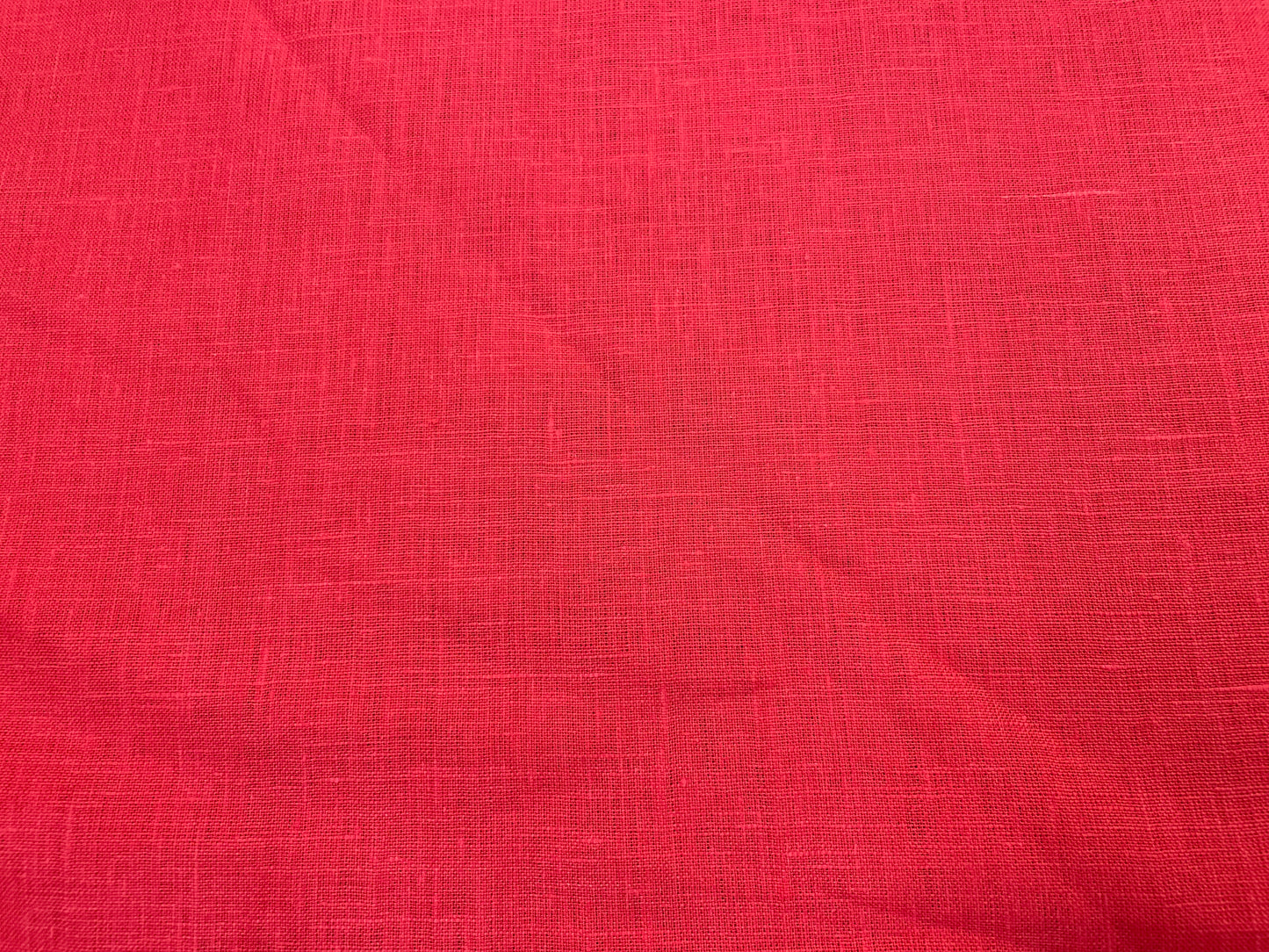 Tomato Red Linen