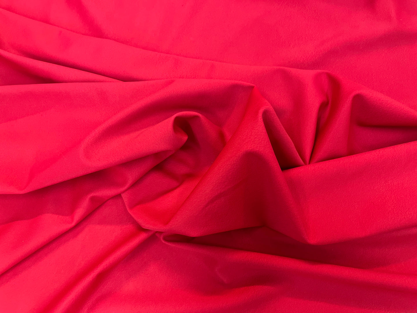 Poly Lycra - Fiery Red