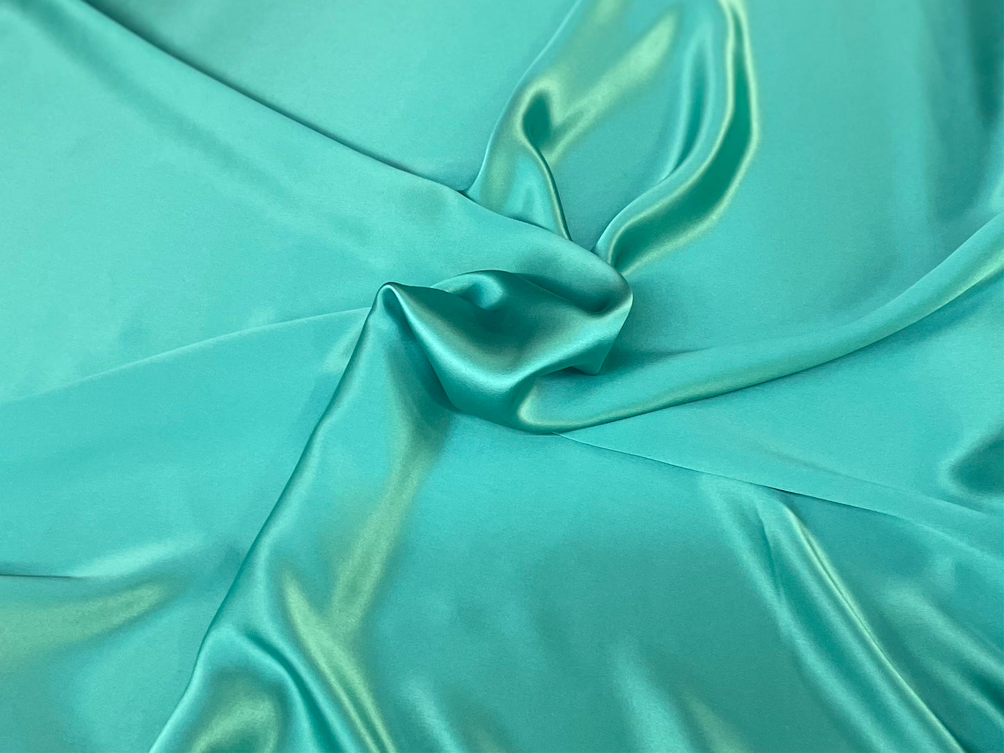 Silk Charmeuse -Marine Green