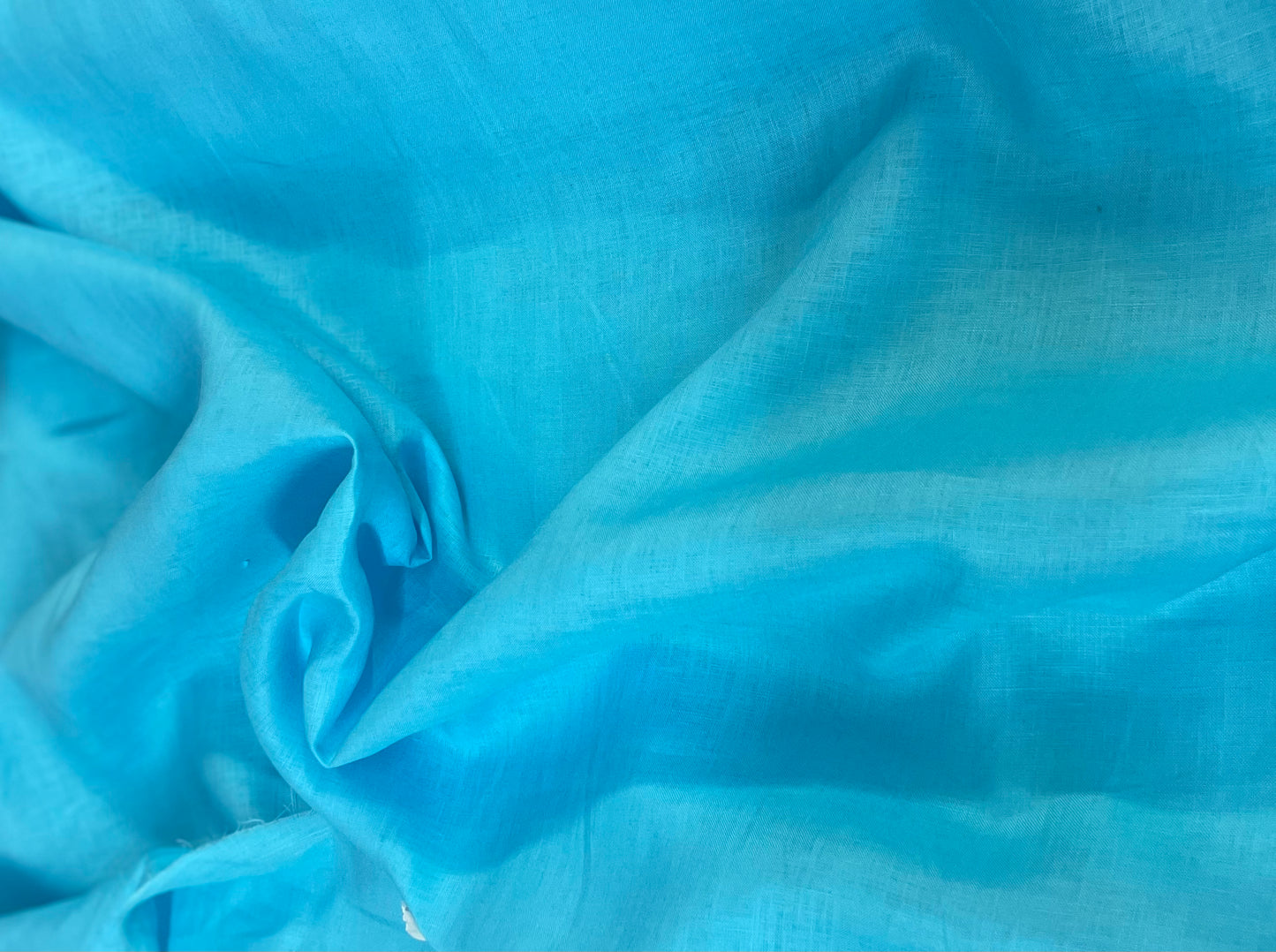 Turquoise Blue Linen