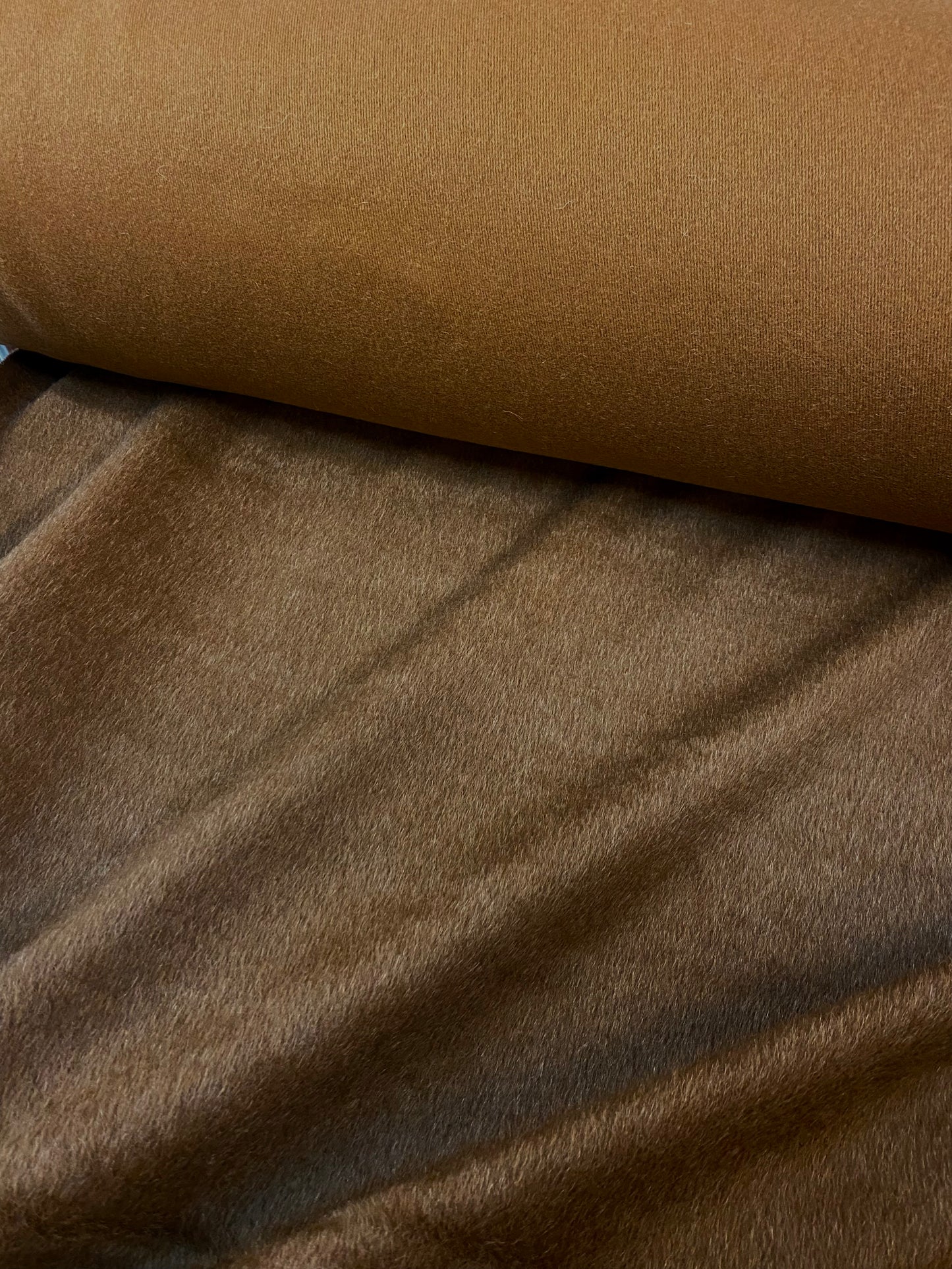Italian Designer Alpaca Wool - Walnut