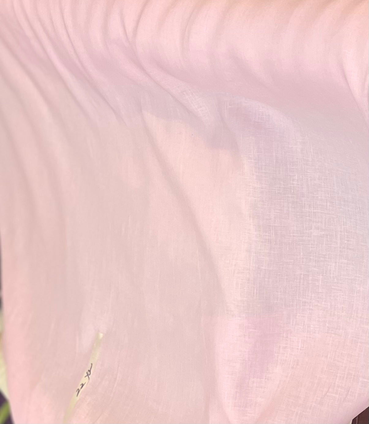Pastel Pink Linen