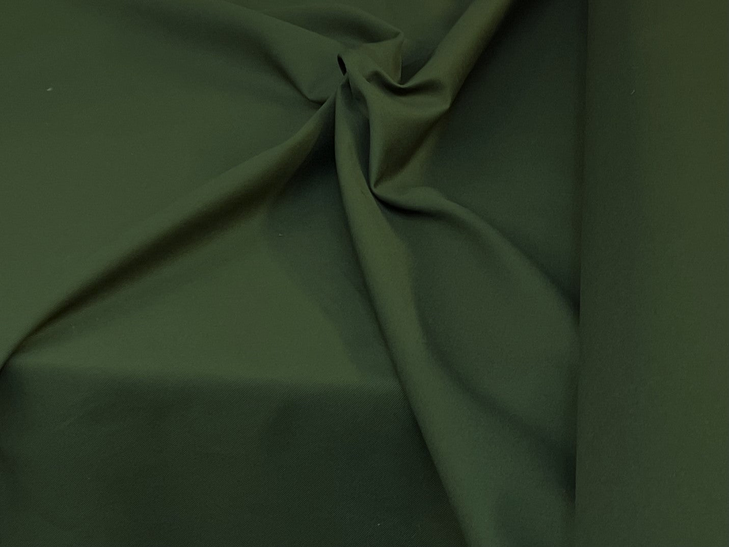 Cotton Canvas Twill - Olive Green