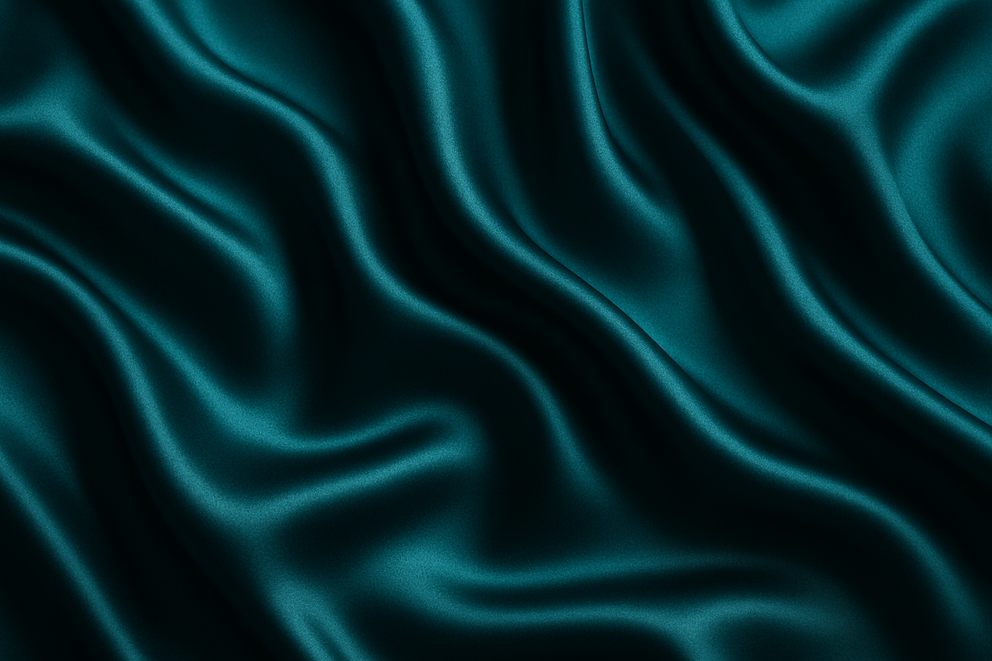 rayon satin in teal color