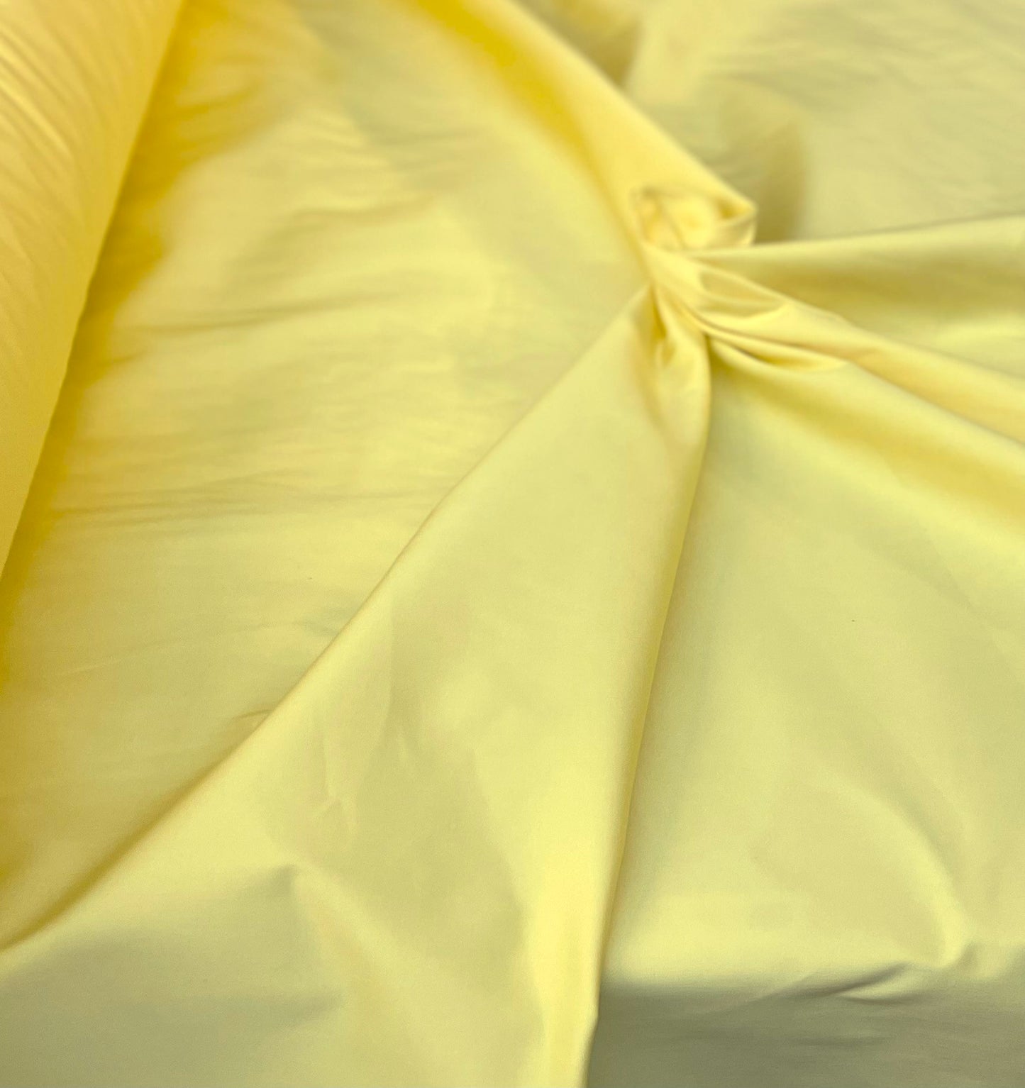 Stretch Cotton Satin - Sunshine Yellow
