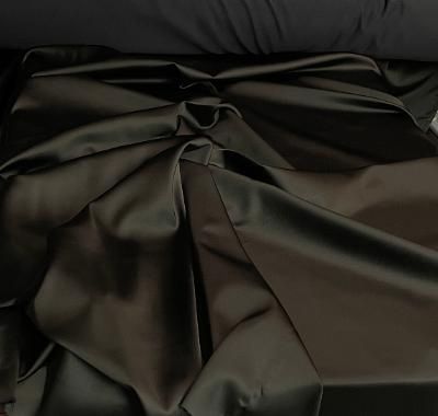 Medium Poly Satin - Jet Black