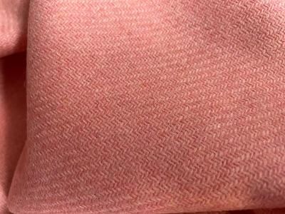 Italian Textured Melton Wool - Salmon
