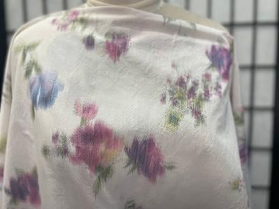 Soft Flower Print Taffeta