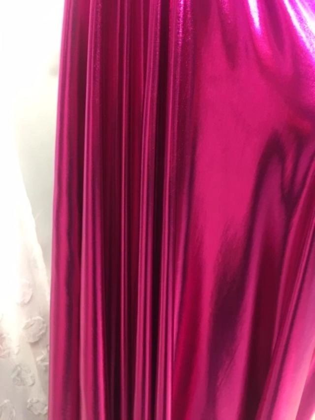 4 Way Stretch Foil- Fuchsia