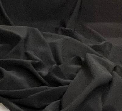 Stretch Silk Georgette - Jet Black