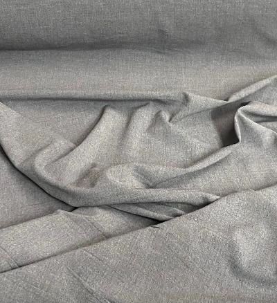Stretch Poly Rayon Suiting - Medium Grey