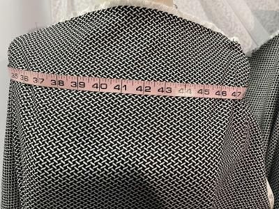 Black & White Stretch Rayon Spandex Print