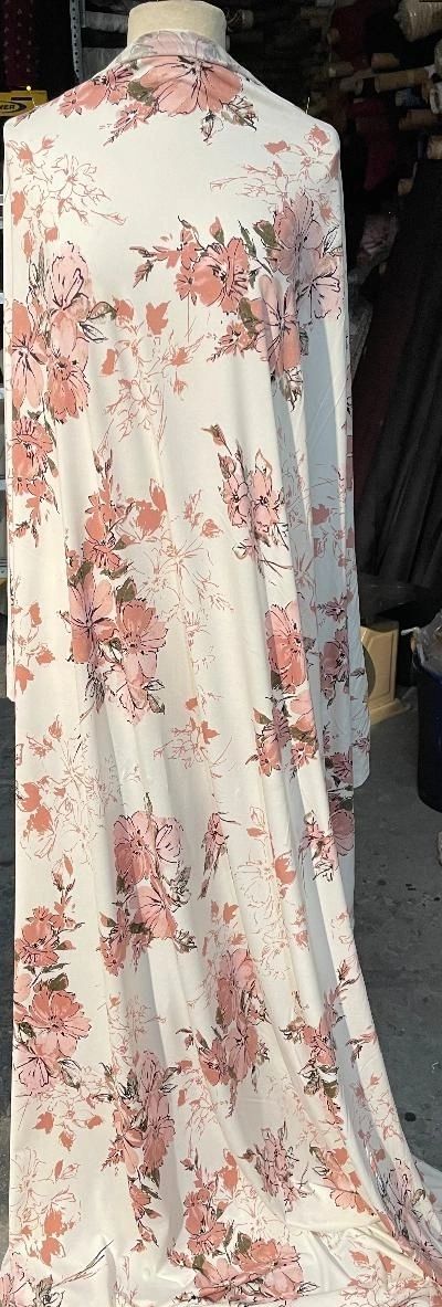 ITY Floral Print - White/Mauve/Black