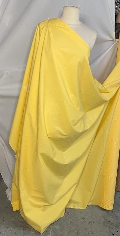 Yellow Cotton Poplin