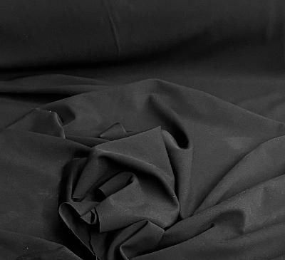 Textured Jersey Rayon- Jet Black