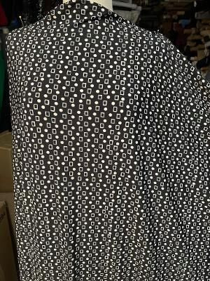 ITY Polka Dot Geometric Print - Black/White