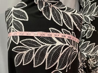 ITY Black & White Leaf Print