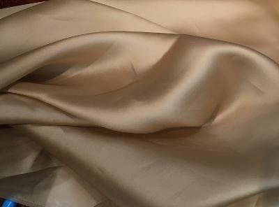 Silk Organza Satin Face -Rose Smoke ( Nude )