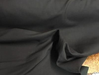 Pleated Poly Wool Suiting - Charcoal