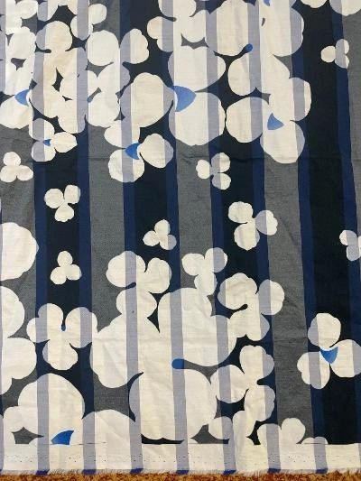 Italian Floral & Stripe Print Cotton