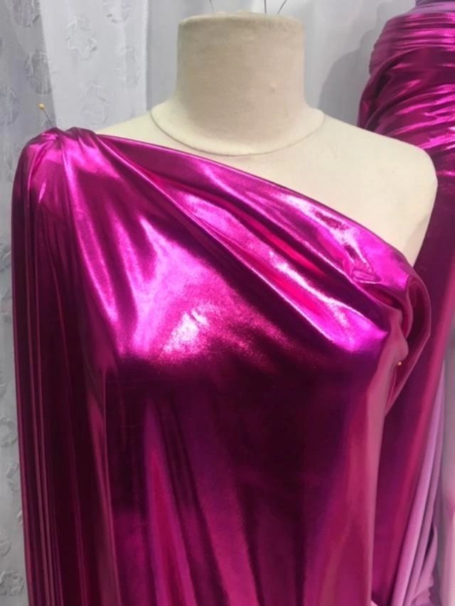 4 Way Stretch Foil- Fuchsia