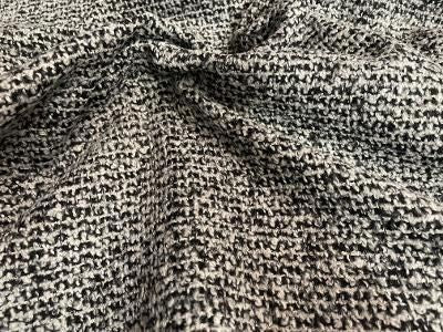 Textured Designer Wool : Black / Off White / Gray
