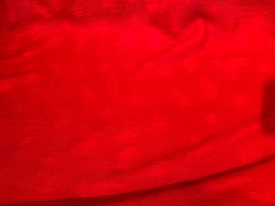 Textured Viscose Jacquard- Red