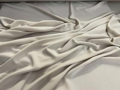Stretch Poly Crepe- Light Beige (Sand)