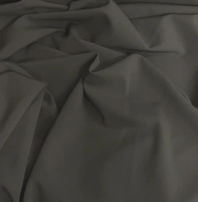 Stone Grey Stretch Poly Rayon